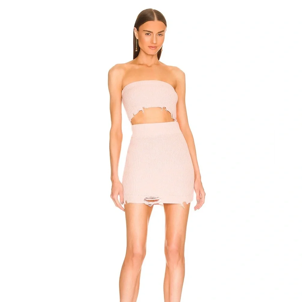 SER.O.YA Lola Dress in Cintz Rose - Picture 1 of 7
